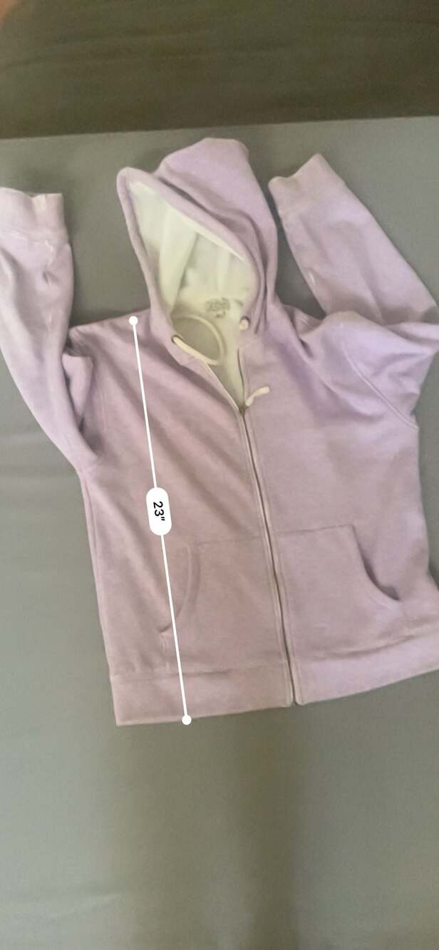 J.Crew Women's Vintage Fleece Zip-Up Hoodie - Picture 4 of 7